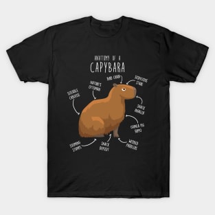 Capybara Anatomy T-Shirt